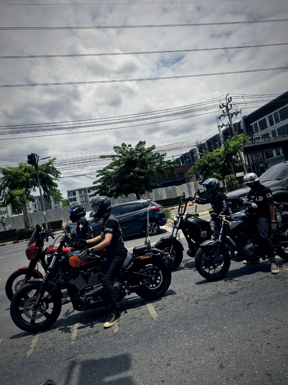 Riding together with our brothers from Samut Prakan Prospective Chapter.