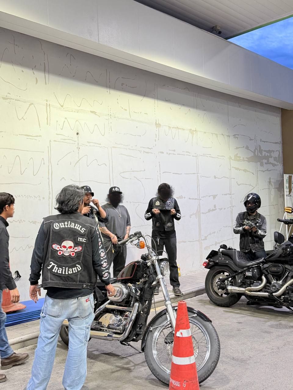Smoker 1%er of Outlaws MC Bangkok.