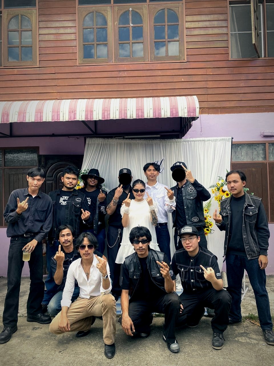 Outlaws MC Bangkok Chapter joins our brother S.Y.L.O. Karn in celebrating his wedding.